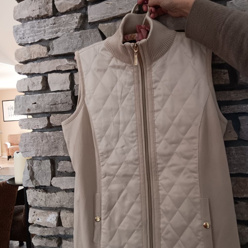 Susan Graver Quilted and Knit Vest